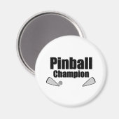 Pinball Champion Magnet (Vorderseite/Rückseite)