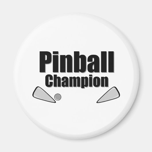 Pinball Champion Magnet (Vorne)