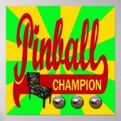 Pinball Champion Poster (Vorne)