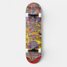 Pinball ‚Court Jester Yellow‘ Skateboard