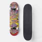 Pinball ‚Court Jester Yellow‘ Skateboard (Vorderseite)