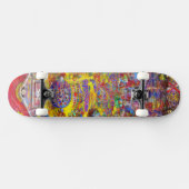 Pinball ‚Court Jester Yellow‘ Skateboard (Horizontal)
