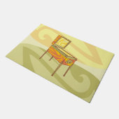 Pinball Fußmatte (Schrägansicht)