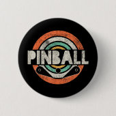 Pinball Game Vintag Button (Vorderseite)