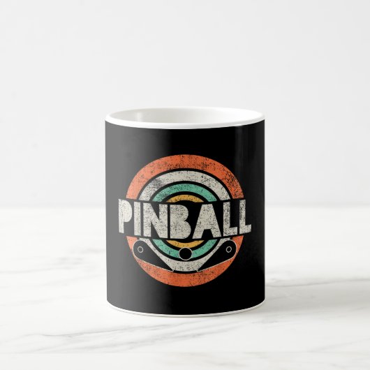 Pinball Game Vintag Kaffeetasse (Mittel)