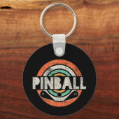 Pinball Game Vintag Schlüsselanhänger (Vorderseite)