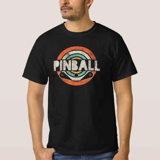 Pinball Game Vintag T-Shirt (Vorderseite)