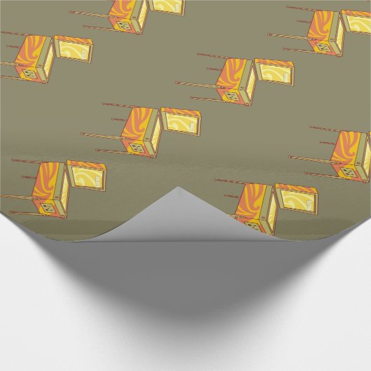 Pinball Geschenkpapier (Ecke)