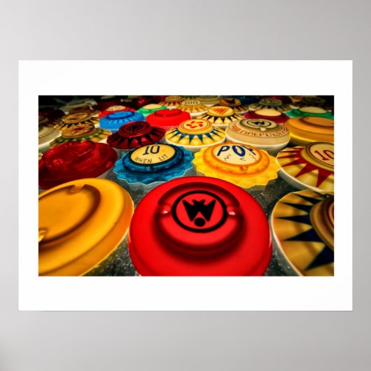Pinball Glow Poster (Vorne)