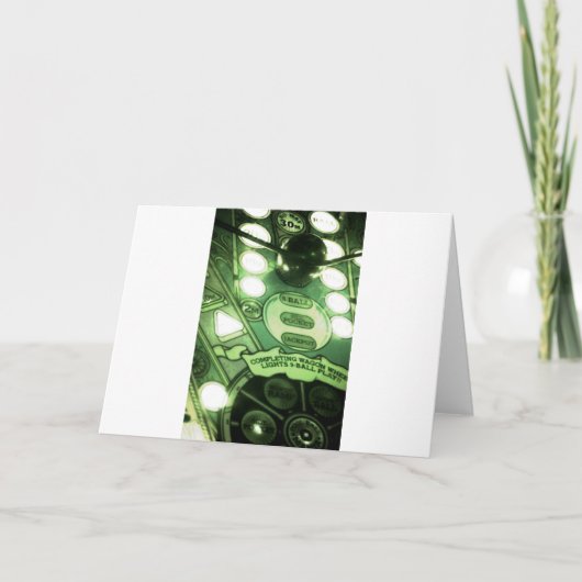 Pinball Karte (Vorderseite)