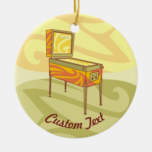 Pinball-Keramik Keramik Ornament (Vorne)