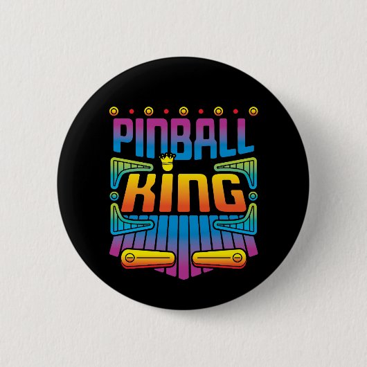Pinball King Arcade Game Player Button (Vorderseite)
