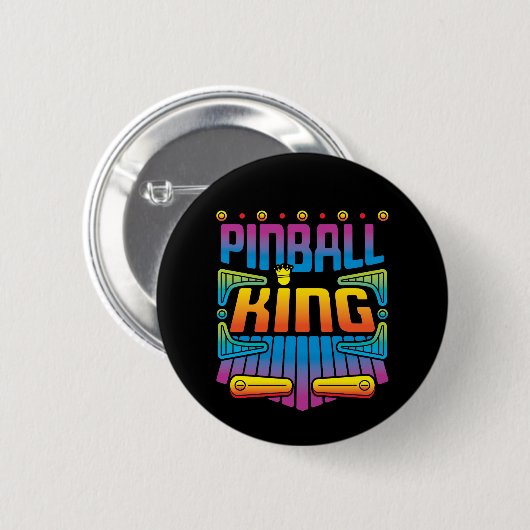 Pinball King Arcade Game Player Button (Vorne & Hinten)