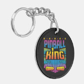 Pinball King Arcade Game Player Schlüsselanhänger (Vorderseite links)