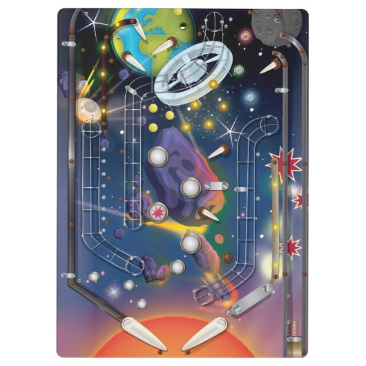 Pinball Klemmbrett (Rückseite)