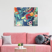 Pinball Leinwanddruck (Insitu (Wohnzimmer))