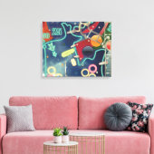 Pinball Leinwanddruck (Insitu (Wohnzimmer))