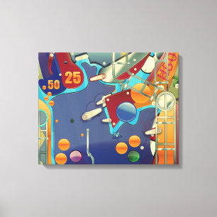Pinball Leinwanddruck