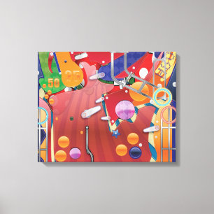 Pinball Leinwanddruck