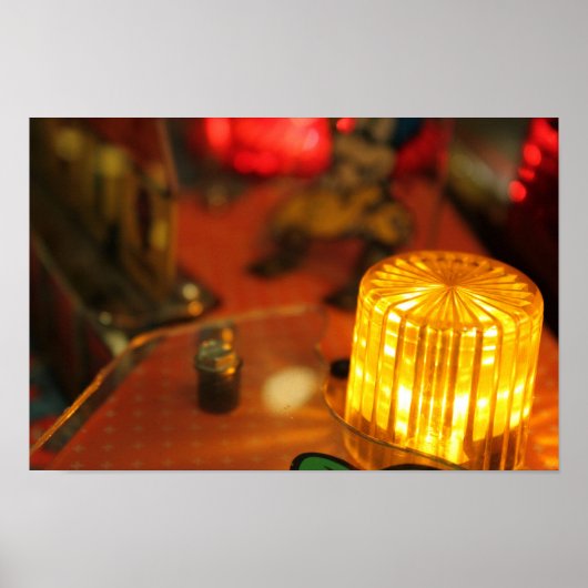 Pinball-Leuchten Poster (Vorne)