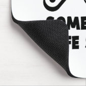 Pinball Life Sind zum Kotzen schwarzen Text Mousepad (Ecke)