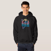 Pinball Llama Pinball Machine Retro Pinballama Hoodie (Vorne ganz)