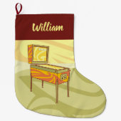 Pinball Machine Christmas Strumpf Großer Weihnachtsstrumpf (Vorderseite)