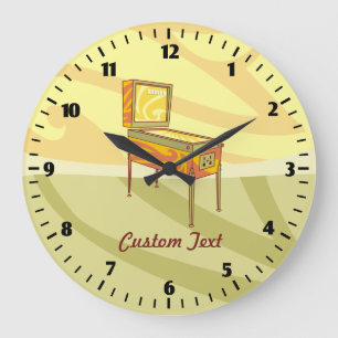 Pinball machine large clock große wanduhr