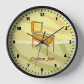 Pinball machine large clock uhr (Vorderseite)