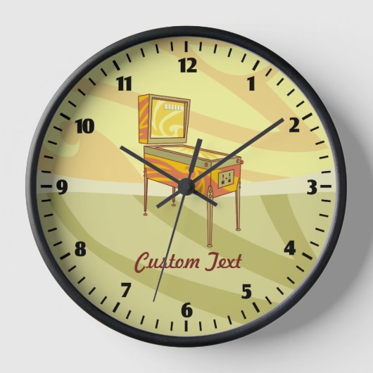 Pinball machine large clock uhr (Vorderseite)