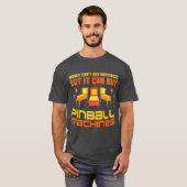 Pinball Machines Vintages Arcade Game Lover T-Shirt (Vorne ganz)
