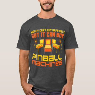 Pinball Machines Vintages Arcade Game Lover T-Shirt