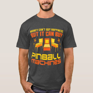 Pinball Machines Vintages Arcade Game Lover T-Shirt