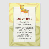 Pinball Magnetkarte (Vorderseite)