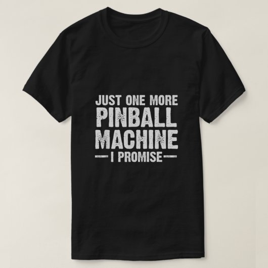 Pinball-Maschine, die nur noch eine Arcade-Ga samm T-Shirt (Design vorne)