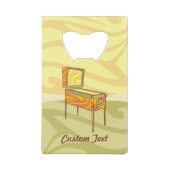 Pinball-Maschine Kreditkartenflaschenöffner (Vorderseite)