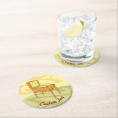 Pinball-Maschine Rundpapier Untersetzer (Vor Ort)