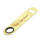 Pinball Maschine Schnellflaschenöffner Speed Flaschenöffner (Vorderseite Schrägansicht)