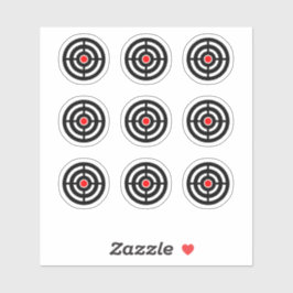 Pinball-Maschine Zieldesign Rundkleber Aufkleber