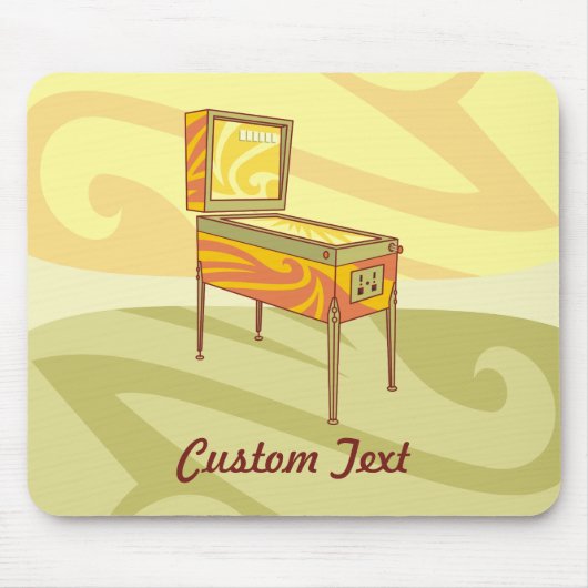 Pinball-Mausklotz Mousepad (Vorne)