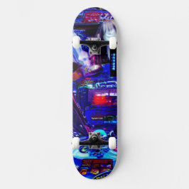 Pinball "Neon Ghost Rider Anime" Skateboard