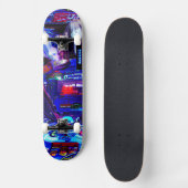 Pinball "Neon Ghost Rider Anime" Skateboard (Vorderseite)