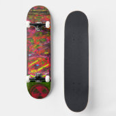 Pinball "Nukleare Meltdown" Skateboard (Vorderseite)