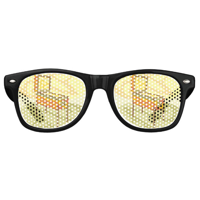 Pinball Partybrille (Vorderseite)