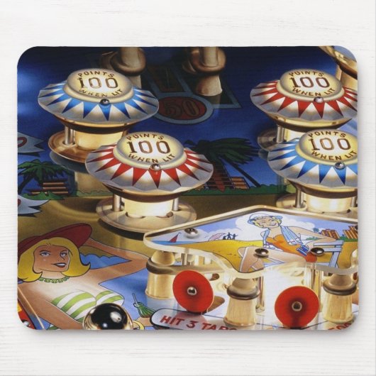 Pinball Player Non Slip Mousepad #24 (Vorne)