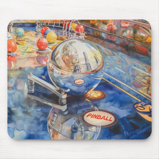 Pinball Player Non Slip Mousepad #27 (Vorne)