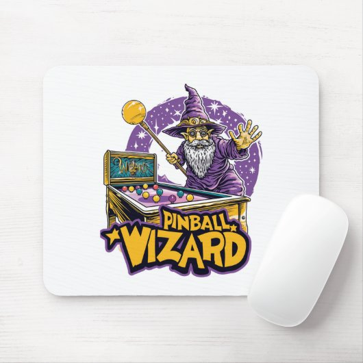 Pinball Player Non Slip Mousepad #7-6 (Mit Mouse)