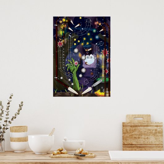 Pinball Poster (Küche)