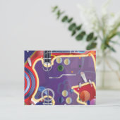 Pinball Postkarte (Stehend Vorderseite)