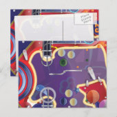 Pinball Postkarte (Vorne/Hinten)